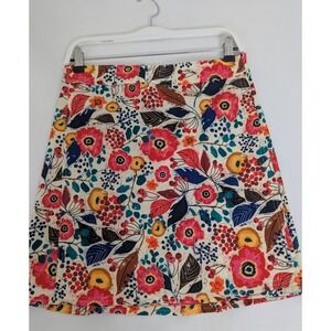 Rip Skirt Hawaii Floral Print Wrap A-line Skirt Womens Small Beach Pool Vacation